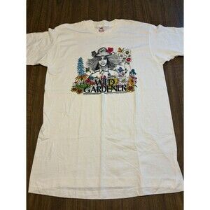Vtg FOTL Vermont Wildflower Farm Long T Shirt USA Single Stitch Sz L 1993